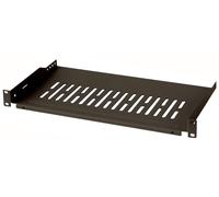 Mensola per Rack 19'' 255 mm 1U Nera 2 punti