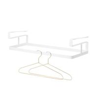 Mensola rimovibile in compensato, ripiano rimovibile sotto l'armadio, cestino portaoggetti in metallo per dispensa, armadio, casa, soggiorno