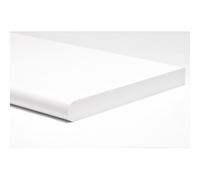 Mensola Ripiano Melaminico 100X25 cm spessore 25 mm colore Bianco