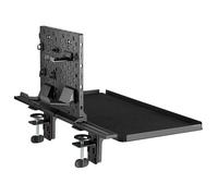 NanoRS Mensola di prolunga/supporto da scrivania con gancio, 20 kg, Estensione da scrivaniaper PC, max 20kg RS174