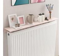 Mensola Sopra Termosifone in Alluminio, Copri Termosifone con Mensola, Profonda 15 cm, Copritermosifone per Ufficio Domestico, Senza Fori, Massimizza Lo Spazio(Pink,35*15*6cm/14*6*2in)