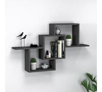 Mensola Sospesa 3 Vani A Cubo Design Moderno 120x22x80 Elena Vari Colori
