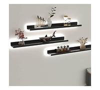 Mensola sospesa a LED, creativa mensola in metallo per soggiorno, bagno e ingresso, si illumina al buio, 1 pezzo, decorazione moderna per la casa e soluzione di archiviazione