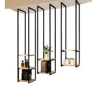 Mensola sospesa con struttura in metallo montata a soffitto, decorazione in legno per cucina, supporto per fiori, vaso e bottiglia nizer, libreria da bar, elegante decorazione per la casa