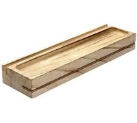 Mensola sospesa in legno rustico con ganci, mensola da parete in legno massello per bagno, cucina, camera da letto e soggiorno, organizer fatto a mano con finitura anticata