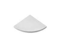 Mensola squadrata ad angolo 5 pz in legno Bianco mensole 35x35x1,8 cm ripiano