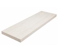 Mensola Squadrata Frassino Bianco 40 x 1,8 x 100 cm 5 Pezzi