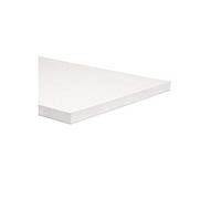 Mensola squadrata melaminica bianca 100 x 60