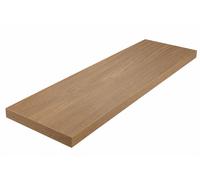 Mensola Squadrata Noce 30 x 1,8 x 80 cm 5 Pezzi