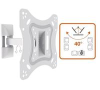 MENSOLA STAFFA PER TV BIANCA CON BRACCIO 451059 PER SCHERMO DA 28" A 42"