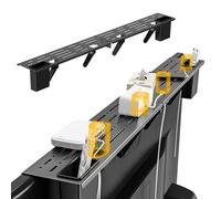 Mensola superiore per schermo, ripiano superiore per display, supporto per monitor desktop regolabile, piattaforma , supporto per storage scatole di cavi, router, console