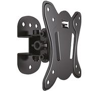 Metronic Supporto a muro TV 451054 - Orientabile per schermi 13-28" Nero