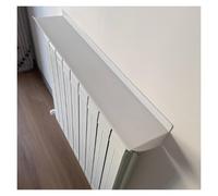 Mensola Termosifone Bianco per Conservazione E Decorazione, Massimizzare Spazio Scaffale Radiatore, Scaffali Moderni Radiatore per Soggiorno Corridoio Ufficio(15x70 CM)