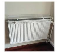 Mensola Termosifone Bianco per Conservazione E Decorazione, Massimizzare Spazio Scaffale Radiatore, Scaffali Moderni Radiatore per Soggiorno Corridoio Ufficio(15x70 CM)