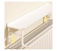 Mensola Termosifone Senza Foratura, Bianco Mensola Termosifone Resistente al Calore e Antiscottatura per Casa, Lavanderia, Stoccaggio e Decorazione(19.69in/50cm)