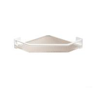 Mensola Triangolare Acrilico Smontabile per facile Mensola Triangolare | Alluminio spazio e acrilico, no-fori, per facile montaggio, , 32x23x4.8cm