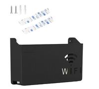 Mensola WiFi Router a Parete Scatola Router WiFi da Muro di Immagazzinaggio Porta wifis da Parete TV set-top Box Scatola Decorativa Ripiano,per Riporre Cavi e Routers (Nero) (Bianco)