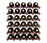 Mensolas Pino mordenzato scuro - 30 bottiglie