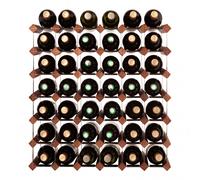 Mensolas Pino mordenzato scuro - 42 bottiglie