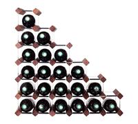 Mensolas Scala - 27 bottiglie - Pino mordenzato scuro