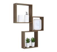 MENSOLE A CUBO DA PARETE SET DI 3 PZ COMPONIBILE VARI COLORI MOD. INCUBO SLIM