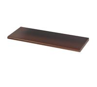 Mensole da arredamento 5 pz noce rettangolare in legno mensola 100x25x2,5 cm