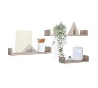 MENSOLE DA PARETE SET DI 3 PZ VARI COLORI MOD. CALAMITA