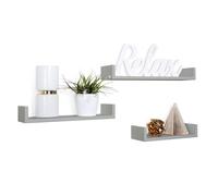 MENSOLE DA PARETE SET DI 3 PZ VARI COLORI MOD. CALAMITA