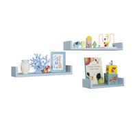 MENSOLE DA PARETE SET DI 3 PZ VARI COLORI MOD. CALAMITA