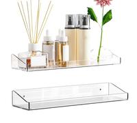 Mensole fluttuanti arredo stanza,Ripiano Organizzatore Domestico Trasparente - Mensole Sospese da Soggiorno,per trucco, libri, decorazioni, bottiglie di profumo, action figure, bambole, elettronica, c