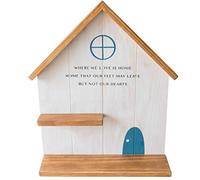 Mensole galleggianti a forma di casa piccola mensola portaoggetti da parete, mensole galleggianti eterosessuali, libreria creativa da parete, decorazione da parete in stile nordico, portante 7 kg