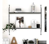 Mensole galleggianti da parete, decorazione da parete, 2/3 livelli, moderna mensola da parete utilizzata per rack/portabottiglie / libreria/decorazioni fai da te cornice per Bedro