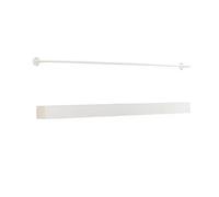 Mensole galleggianti da parete, in metallo, per decorazione e decorazione della casa, lunghe 60/80/100/120 cm, perfette per soggiorno, cucina, camera da letto, bagno, elegante esposizione fotografica
