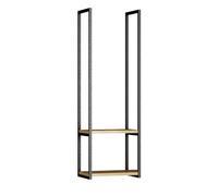 Mensole galleggianti in legno, organizer da appendere al soffitto a 2 ripiani per piante, vino e cucina, decorazione salvaspazio per casa e ufficio