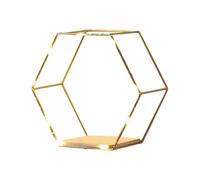 Mensole galleggianti | Mensola da parete esagonale moderna | Mensola da parete geometrica a nido d'ape | Mensole a nido d'ape con luci | Mensole per esposizione | Mensole per soggiorno | Mensole