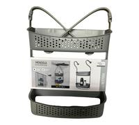 Mensole in silicone grigio due ripiani general trade misure 32X11X49 H