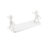 Mensole per dispensa da parete, scaffale decorativo da cucina galleggiante - elegante organizer per cosmetici con piccole figure sculture decorazione per casa dormitorio appartamento