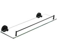 Mensole per doccia Portasciugamani for bagno, portasciugamani, mensola in vetro, organizer con specchio, for appendere la parete frontale, ad angolo, for riporre il