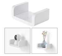 Mensole Sospese Bianche A Forma Di U Per Espositore Da Bagno 17 Cm