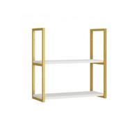 Mensole Sospese Per Parete, Scaffale Per Libri, Organizer Per Riporre Oggetti, Per Soggiorno E Camera Da Letto, Per Esporre Statuine, Candele, Oli Essenziali O Piccoli Orologi.(White-2-tier,60x28cm)