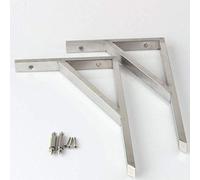 Mensole,staffe for mensole, staffe for mensole for carichi pesanti, metallo, acciaio, for carichi pesanti,for capacità di carico di 110 libbre-220 libbre(255mm(10in) X500mm(20in))