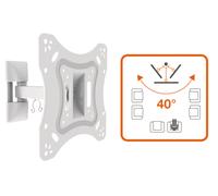 MENSOLE TV 28/42" C/BRACCIO BIAN.-451059