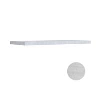 Mensolone Easy Top Ripiano per Lavabo in Truciolato Nobilitato - CONFEZIONE: 1 pz., Colore: Larice Bianco, Dimensione: 123x50x5 cm