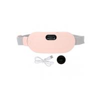 Menstrual Heating Belt Hot Compress Relieve Pain Lower Back Waist Vibrating Heated Instrument