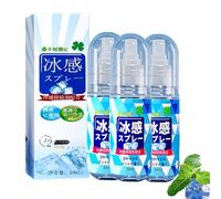 Menta Cool Spray, spray rinfrescante estivo, Summer Cooling Mist, spray ad acqua per viso e corpo, spray freddo per ghiaccio, allevia scottature, spray per il corpo, spray per il corpo fresco, centro