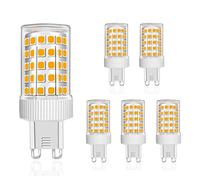 MENTA Lampadine LED G9 10W Equivalente a 80W, 800Lm, Non Dimmerabile, Luce Bianca Calda 3000K, 220-240 VAC, Risparmio Energetico Lampadine LED, Mais, Nessun Sfarfallio, Φ22*58mm, 5 pezzi