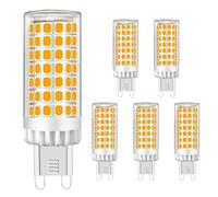 MENTA Lampadine LED G9 9W Equivalente a 75W, 750Lm, Non Dimmerabile, Luce Bianca Calda 3000K, 220-240 VAC, Risparmio Energetico Lampadine LED, Mais, Nessun Sfarfallio, Φ18*64mm, 5 pezzi