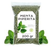 Menta Piperita 200gr - Foglie di Menta Piperita - Tè alla Menta Piperita - Menta Piperita Essiccato - Tisana Menta - Menta Piperita Sfuso (200 gr, Menta Piperita)