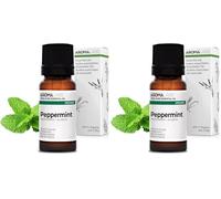 Menta Piperita BIO (Mentha x piperita) - 10 mL - Olio Essenziale Chemiotipizzato e Certificato AB - Digestione - Aroma Labs - Made in France (Confezione da 2)