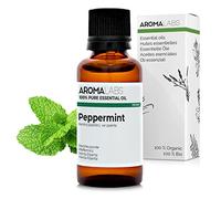 Menta Piperita BIO (Mentha x piperita) - 30 mL - Olio Essenziale Chemiotipizzato e Certificato AB - Digestione - Aroma Labs - Made in France